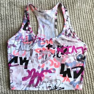 CALVIN KLEIN Performance Street Style “GRAFFITI” Print Racerback Sport T…